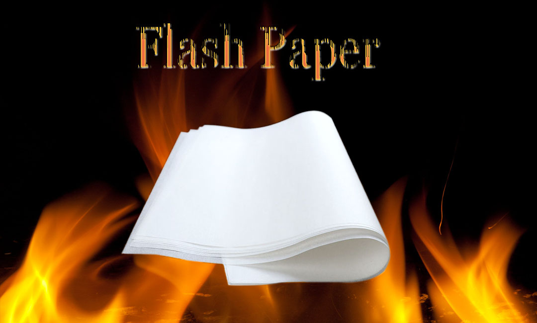 Extra Magic Flash Paper (Pack of 5 Pcs) Size 50X20CM – Magic Paper Wand