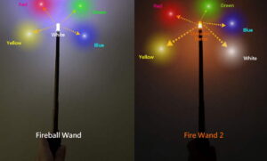 fireball light vs fire wand 2